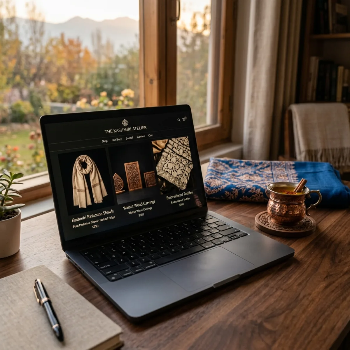 Kashmir business website growth visual