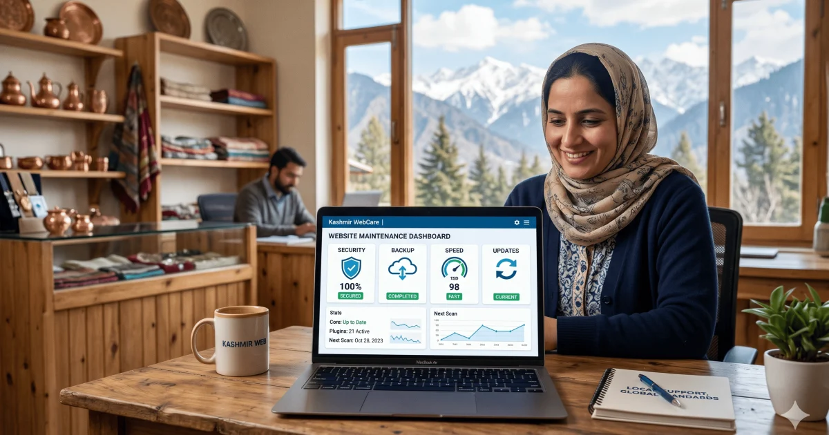 Website Maintenance in Kashmir: Secure Your Site