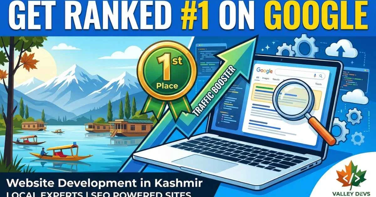Get Ranked #1 on Google — Kulgam Local SEO & Traffic Booster