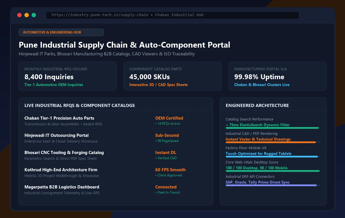 Pune Industrial Supply Chain & Auto-Component Portal