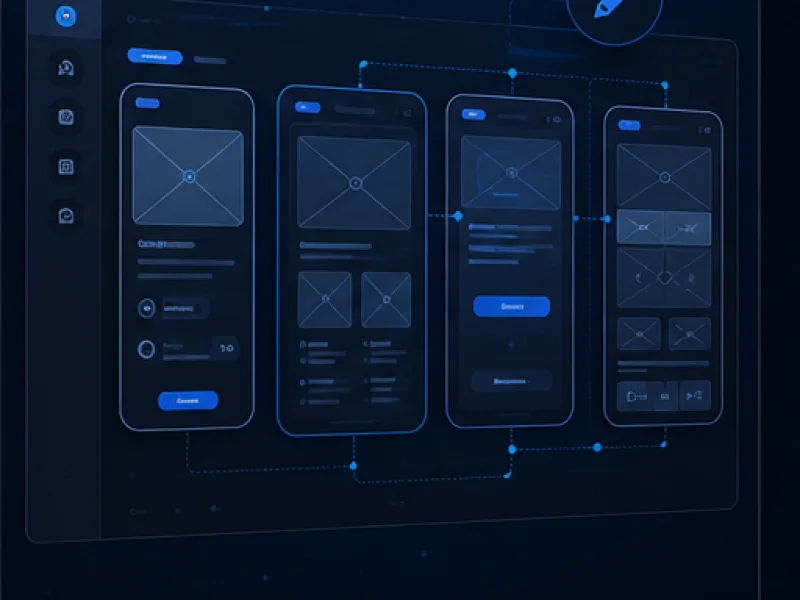 UI UX wireframe and responsive design system mockup