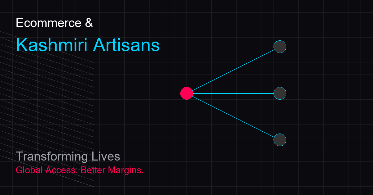Ecommerce transforming Kashmiri Artisans illustration