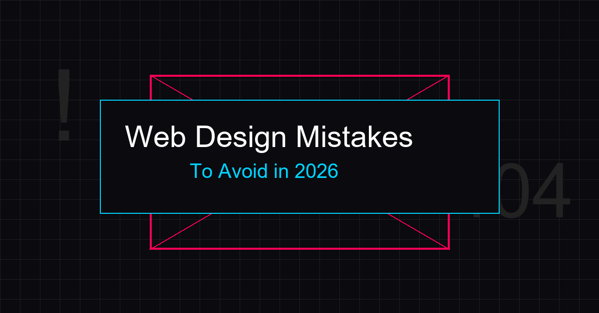 Web Design Mistakes to Avoid illustration