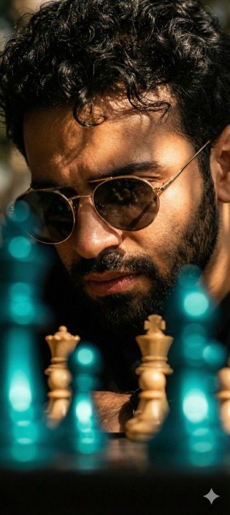 Muzamil Ahad, founder of Muzamil Web Design, at his Baramulla office